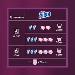 Ополіскувач для білизни Silan Чуттєва троянда, 0.8 л (820464) - мініатюра 5
