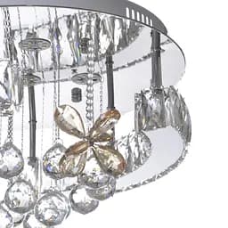 Люстра стельова Brille з пультом LED 48W WW+NW+CW CH (BR-989C/1) - мініатюра 3