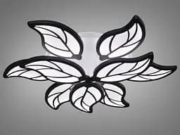 Люстра стельова LED Diasha 8028/6+3BK, 140W, 3200K-6500K, чорний метал, хай-тек стиль з пультом - мініатюра 2