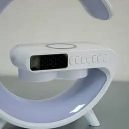 Настільний смарт нічник RGB світильник з бездротовою зарядкою Bluetooth колонка G11 15W BT - мініатюра 4