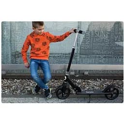 Самокат Lionelo Luca Black/Graphite, чорно-графітовий (LO-LUCA BLACK/ GRAPHITE) - мініатюра 7