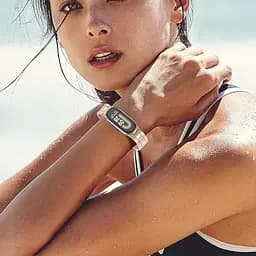 Комплект ремінці Tamister для фітнес-браслета Xiaomi Mi Band 8 та 9 Bead design Silver-Rose gold - мініатюра 7