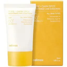 Сонцезахисний крем для сяяння шкіри Celimax Pore+Dark Spot Brightening Care Sunscreen SPF 50+ PA++++