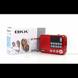 Радіоприймач з FM USB MicroSD BKK S99 радіо на акумуляторі 18650 Червоний - мініатюра 7