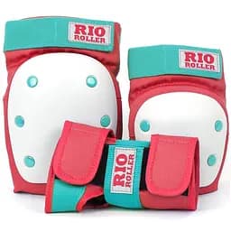 Захист Rio Roller Triple Pad Set M Червоний - мініатюра 3