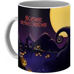 Кружка GeekLand Кошмар перед Рождеством The Nightmare before Christmas Poster CP 03.209 330 мл белая