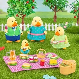 Набір фігурок Li'l Woodzeez Сім'я Качок 4од книжка EN det0018343 - мініатюра 6