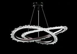 Люстра стельова LED Splendid Ray L145/1, 40W, хром/сірий, регулювання висоти 30-90 см, сучасний стиль для дому - мініатюра 2