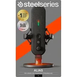 Ігровий стрім мікрофон SteelSeries Alias RGB USB 1" Capsule (61601) - мініатюра 5