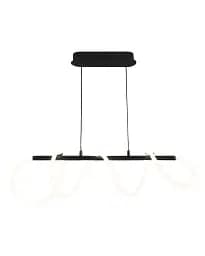 Підвісний світильник, люстра Goldlux 329080 Emma Led 1x38W 4000K 4450Lm IP20 Чорний - мініатюра 2