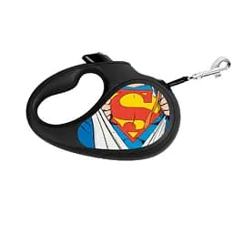 Поводок-рулетка для собак Waudog R-leash рисунок Супермен Герой L до 50 кг 5 м светоотражающая лента
