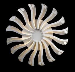Люстра стельова LED Splendid Ray LK39264/16, 16W, білий, сучасний стиль з пультом - мініатюра 2