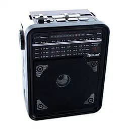 Радіоприймач з USB-виходом GOLON RX-9100 Чорний з коричневим - мініатюра 2