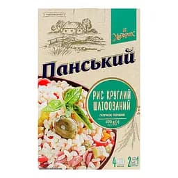 Рис круглий шліфований Хуторок Панський 400 г - мініатюра 5