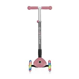 Самокат Globber Primo foldable lights, колеса з підсвічуванням, пастельно-рожевий (432-210-2) - мініатюра 3