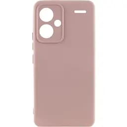 Чехол Silicone Cover Ummi Lakshmi Full Camera (AA) для Xiaomi Redmi Note 13 Pro+ Розовый / Pink Sand