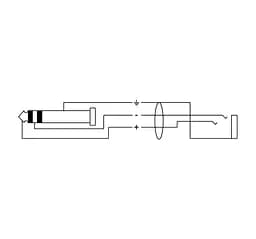Балансний аудіокабель подовжувач Jack 6,3 stereo Male — Jack 6,3 stereo Female Cordial EM 3 VK 3 м - мініатюра 5