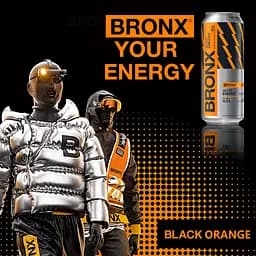 Напій слабоалкогольний енергетичний Bronx Black Orange 8% 0.5 л з/б - мініатюра 4