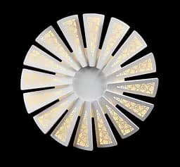 Люстра стельова LED Splendid Ray LK36266/16, 196W, білий, регульована яскравість, сучасний стиль - мініатюра 2