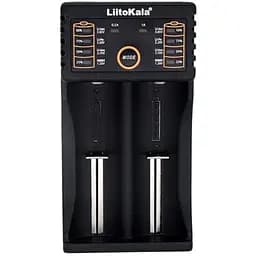 Зарядний пристрій LiitoKala Lii-202 для акумуляторів 18650 на 2 канали з функцією PowerBank 1000 mAh
