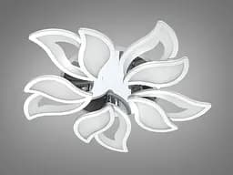 Люстра стельова Diasha хром LED 130W пульт димер CCT - мініатюра 4
