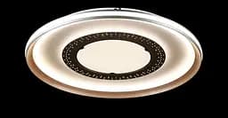 Люстра стельова LED Splendid Ray L55088/500B/1, 1 лампа, 50 см, сірий/золотий, димер, сучасний стиль - мініатюра 4