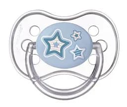 Силіконова симетрична пустушка Canpol babies Newborn Baby 6-18 міс., синій (22/581_blu) - мініатюра 1