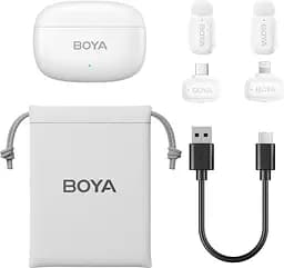 Мікрофон Boya mini-13 Type-C/Lightning White (mini-13) - мініатюра 2