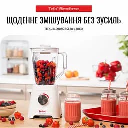 Блендер стаціонарний Tefal Blendforce 600 Вт чаша 1250 мл білий (BL420131) - мініатюра 13