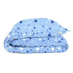 Дитяча постільна білизна Cosas COLOR STARS 110х140см (StarsColorBlue_Grey_140) - мініатюра 4