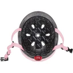 Захисний шолом Globber Evo Lights з ліхтариком пастельний рожевий (506-210) - мініатюра 4