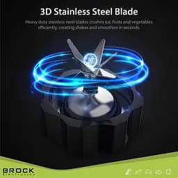 Блендер BROCK BL 1502 SS стаціонарний 500Вт - мініатюра 9