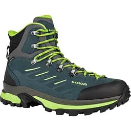 Черевики чоловічі Lowa Randir GTX Mid 45 Синій-Зелений - мініатюра 2