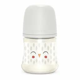 Пляшечка для годування Suavinex Bonhomia, фізіологічна соска, повільний потік, 150 мл, біла (307833)