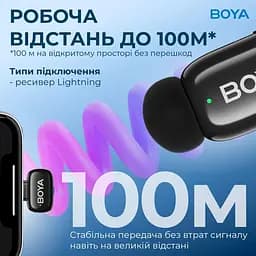Мікрофон Boya mini-16 Lightning Black (mini-16) - мініатюра 9