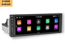 Автомагнітола XPRO сенсорна універсальна 6288-А Android 12 2+32GB чорний (41982-6288-А_2560) - мініатюра 2