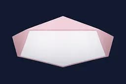 Люстра потолочна LED Levistella 752L78 PINK, 90W, рожевий акрил, сучасний стиль для дому - мініатюра 2