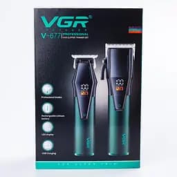Машинка для стрижки VGR V-677 2 шт чорний (43446-V-677_1280) - мініатюра 8