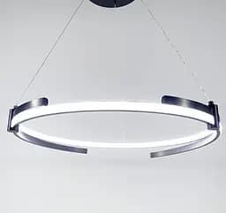 LED люстра у чорному каркасі Line.F Діаметр 60см - мініатюра 7