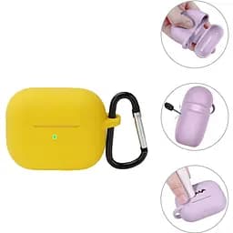 Чохол BeCover Silicon для Apple AirPods (3nd Gen) Yellow (707233) - мініатюра 4