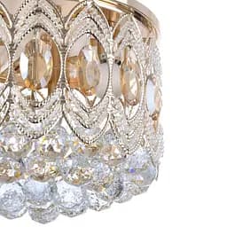 Люстра Brille торт стельова з підсвічуванням LED E14 40W Glass (BCL-614C/3) - мініатюра 2