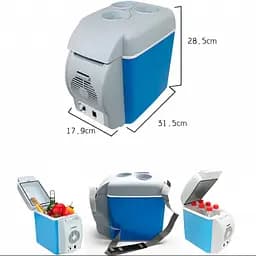 Портативний автохолодильник від прикурювача 12V Portable Fridge Freezer на 7.5 л - мініатюра 6