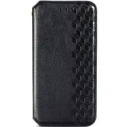 Кожаный чехол-книжка GETMAN Cubic (PU) для ZTE Blade A7s (2020) Черный