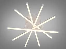 Сучасна біла LED люстра Diasha SX815/5WH 70W до 16 м2 геометрія - мініатюра 3