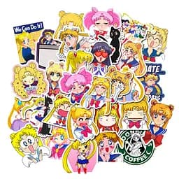 Стікерпак Сейлор Мун Набір наклейок GeekLand Sailor Moon 50 штук - мініатюра 5