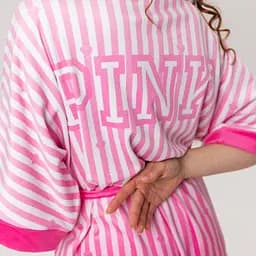 Халат жіночий з плюшевого велюру Victoria's Secret Pink 3433_S 16015 S - мініатюра 2