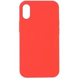 Чохол Epik Silicone Case Full Protective AA NO LOGO для Apple iPhone XR 6.1 Кавуновий/Watermelon red