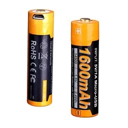 Акумулятор 14500 АА Fenix ARB-L14-1600U Li-ion з micro-USB зарядкою - мініатюра 4