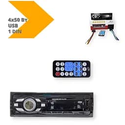 Автомагнітола XPRO Bluetooth MP3 268 4x50 Вт 1 DIN USB чорний (268_473) - мініатюра 2