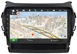 Автомагнітола штатна 9 Android 10.1 XPRO для Hyundai Santa Fe 2012-2014 / IX45 2013-2017 (MER-14149_6215) - мініатюра 6